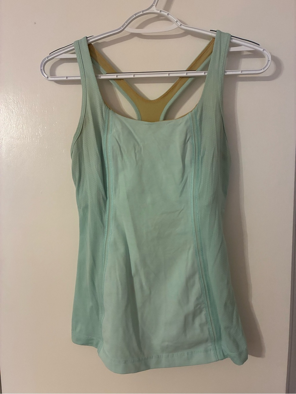 Lululemon Mint Green Athletic Racerback Tank Top
